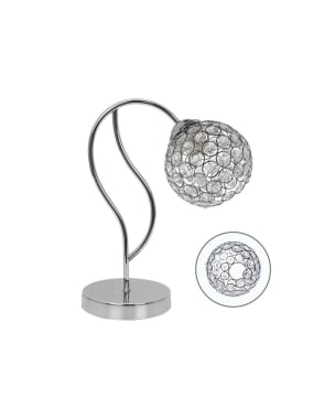Lampara sobremesa balbina cromo  15cm