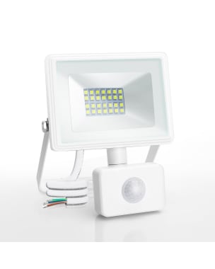 Aigostar foco LED 20w com sensor de movimento pir, 1800lm, ip65