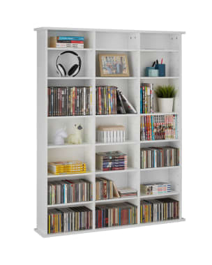 Estante stevie 105,5x19x136,5cm, branco