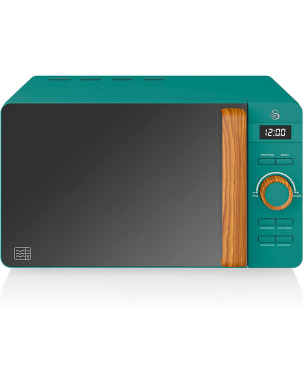 Nordic microondas digital, 20l, 6 niveles, te swan sm22036greneu verde 800w