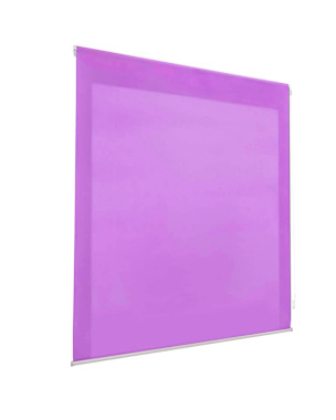 Home mercury - estor enrollable translúcido liso (135x180 cm, lila)