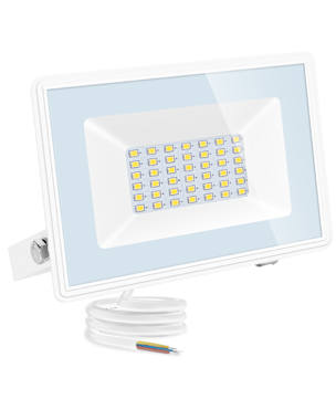 Aigostar refletor LED para exterior 30w, 2700lm, ip65 4000 k