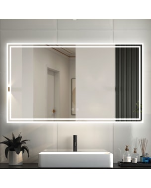Espejo de baño led 140×80cm＋bluetooth＋antivaho