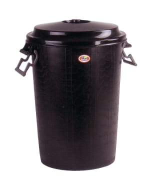 Cubo basura barbosa tapa+presillas 100 l
