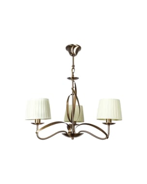 Lampara de techo detroit dorado  60cm