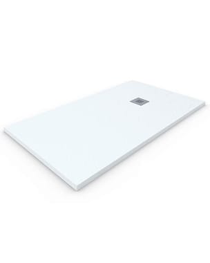 Base de duche em resina extraplano. Branco 70x100cm