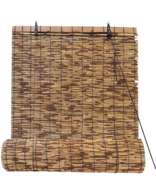 Estores rolo| 100% natural bambu| cego madeira| 150x200cm| castanho