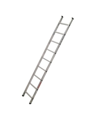 Escalera aluminio simple 10 peldaños