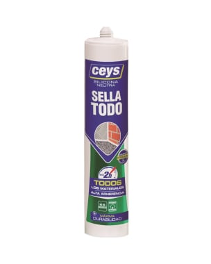 Silicona multiusos neutra sec xpress blanca Ceys
