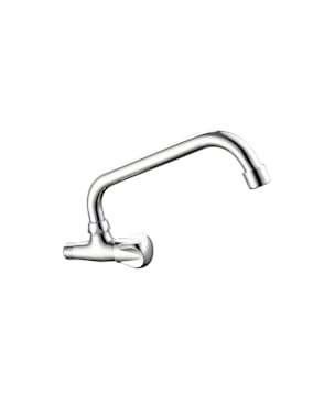 Grifo monomando de fregadero para pared frontal giratorio modelo Tajo