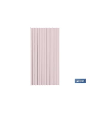 Cortina de baño rosa  poliéster colores 220x200