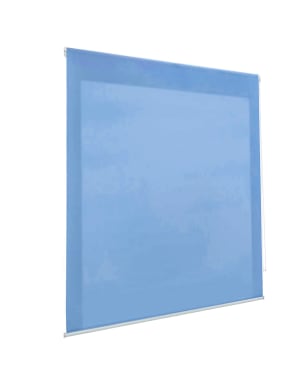 Home mercury - estor enrollable translúcido liso (100x180 cm, azul)