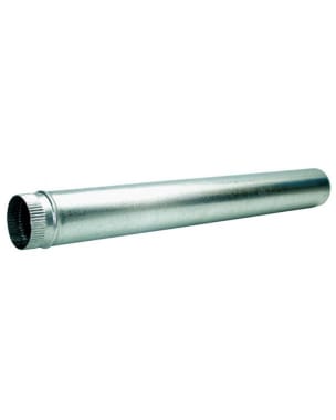 Tubo estufa Theca galvanizado de 100 mm