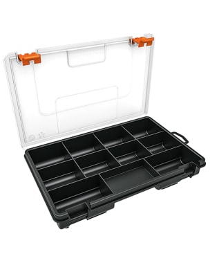 Caja organizadora con 11 compartimentos
