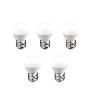 Pack 5 lâmpadas a2bc LED b45 6w E27 luz neutra 4000k