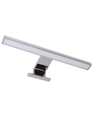 Kibath luminária de parede LED urban 10w 45cm cromado 4000 k feita de abs
