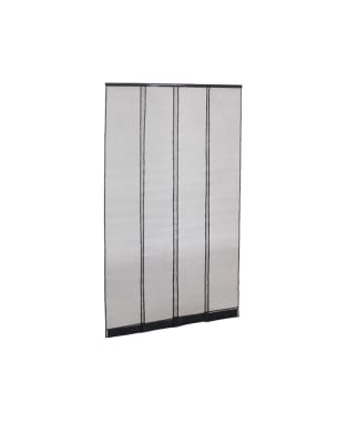 Mosquitera cortina para puerta uso intensivo an 130 x al 230 cm negro