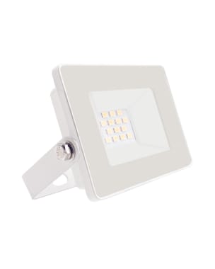 Projetor led 10w ultraslim exterior ip65 ajustável branco 4000k