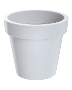 Maceta plastico Lofly  blanco 29,3x29,3x27,1  cm