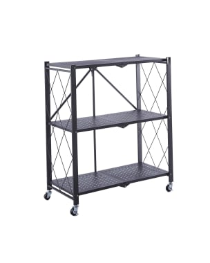 Estante dobrável 71,5x36x84 cm catter house kim 84 preta (até 120 kg))