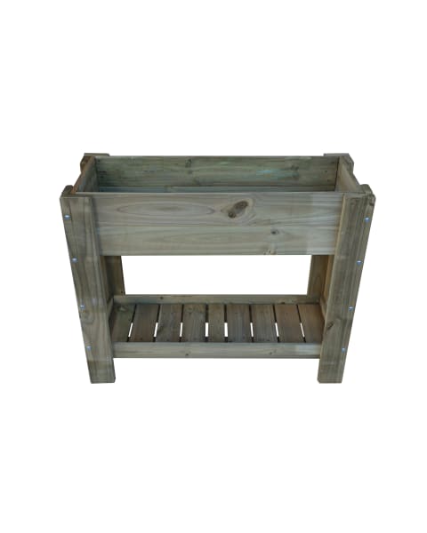 Mesa de cultivo de madera 99x39x80 cm 50l toscares autoclave-madelea