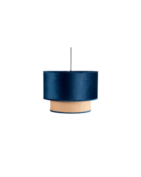 Lampara de techo nerva azul  40cm
