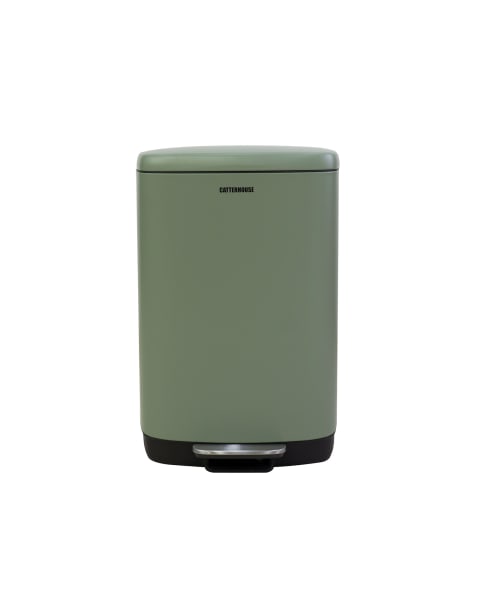 Cubo de basura y reciclaje catterhouse planeta 50l 42,5x34x63 cm de metal c