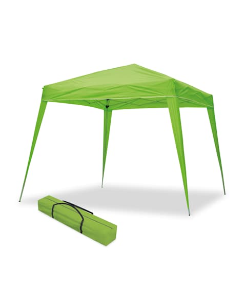 Carpa plegable verde lima 3x3 - estructura de acero - playa jardín terraza