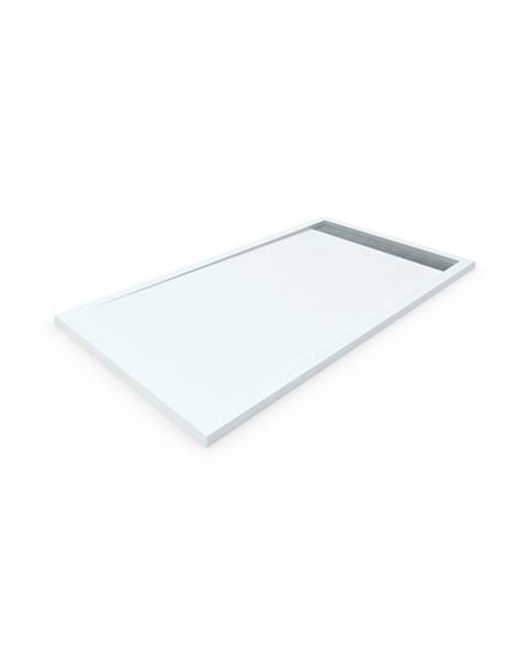 Base de duche em resina com quadro. Branco 80x140cm