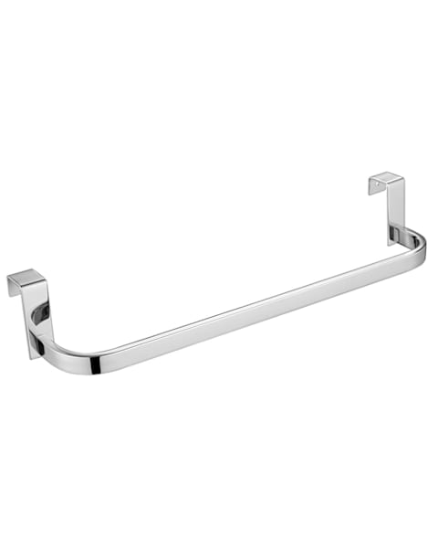 Kibath 36cm toalheiro sem furadeira em aço inoxidável cromado polido