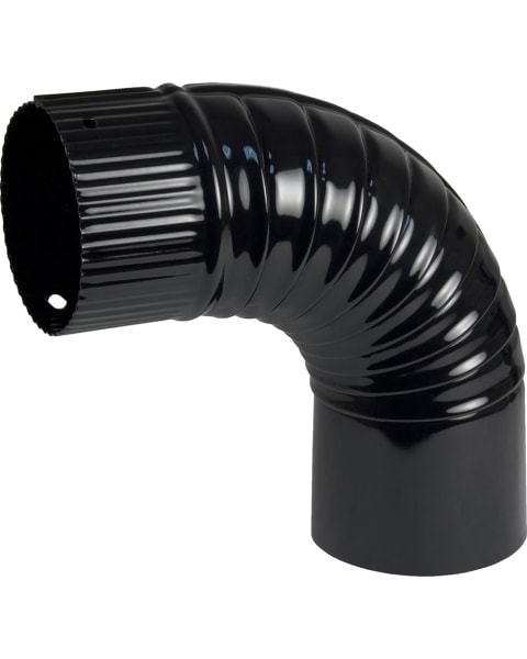 Codo 90º acero vitrificado para estufa - Ø 120 mm