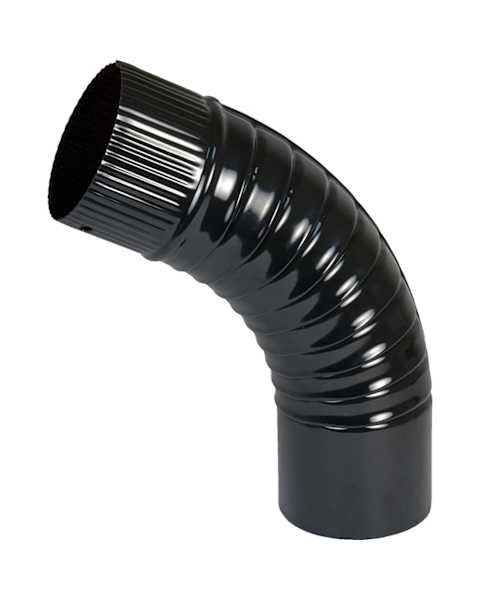 Codo 45º acero vitrificado para estufa - ø 200 mm