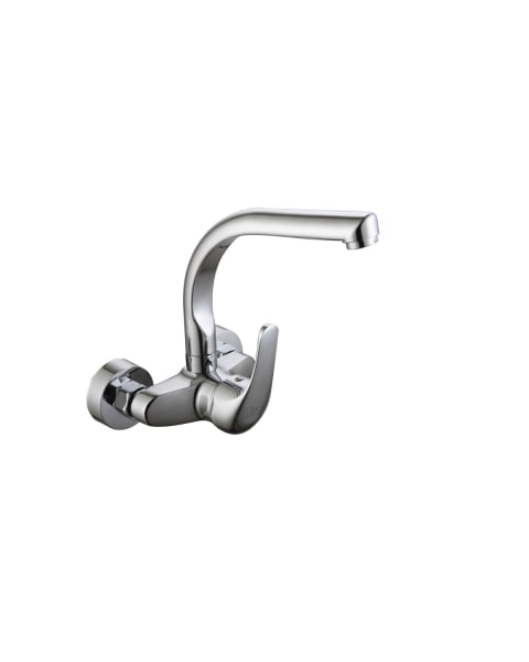 Grifo monomando de fregadero pared alto 110 modelo Manzanilla