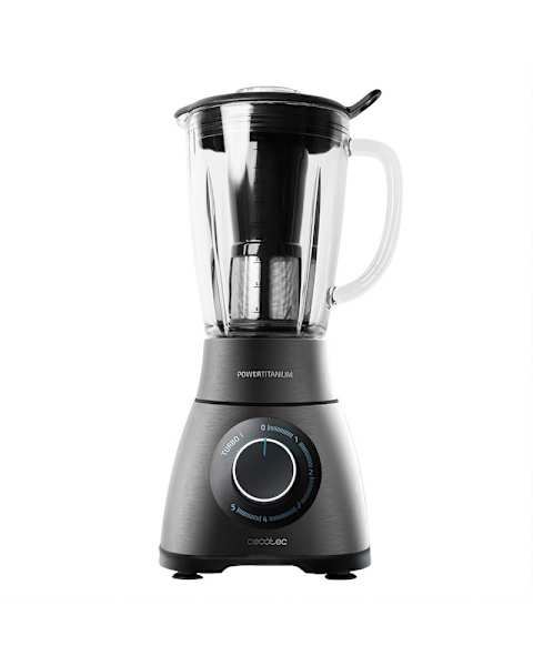 Cecotec batidora de vaso power black titanium 2500max perfectmix