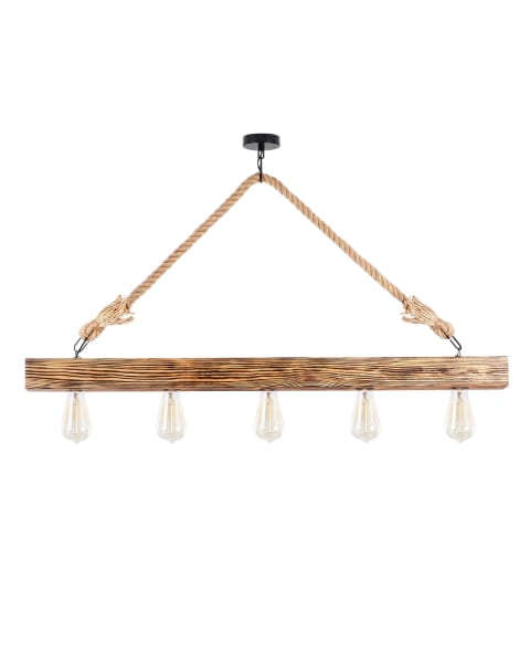Lámpara de techo, Estructura de madera Color Madera