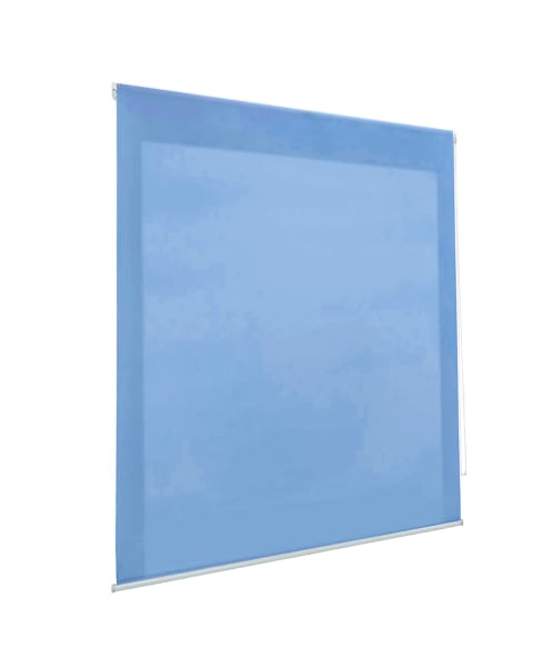 Home mercury - estor enrollable translúcido liso (100x180 cm, azul)
