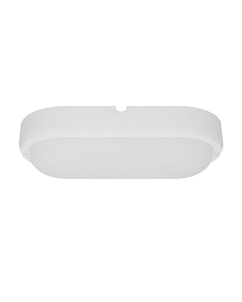 Aplique de parede oval led para exterior oval 15w 1500lm branco
