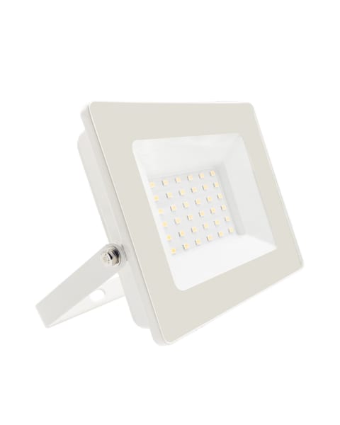 Proyector led 30w ultraslim de exterior ip65 orientable blanco 4000k