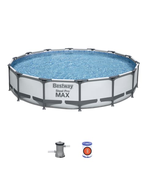 Conjunto de piscina desmontável bestway® steel pro max™ de 4,27 m x 84