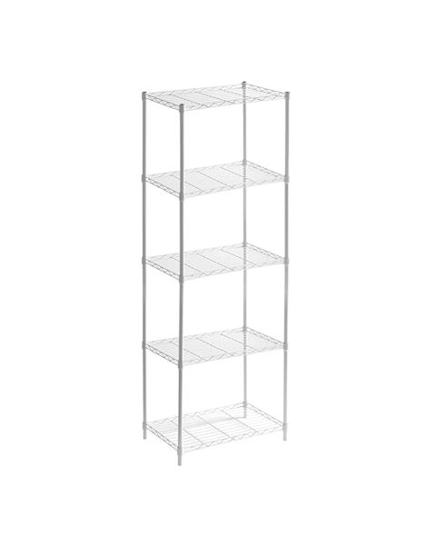Estante com grelha 56x35x160 cm catter house klaus 160 branca (até 175