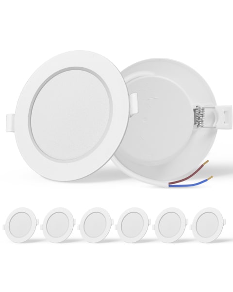 Aigostar downlight LED redondo embutido 9w equivalente a 100w 6500k, *6