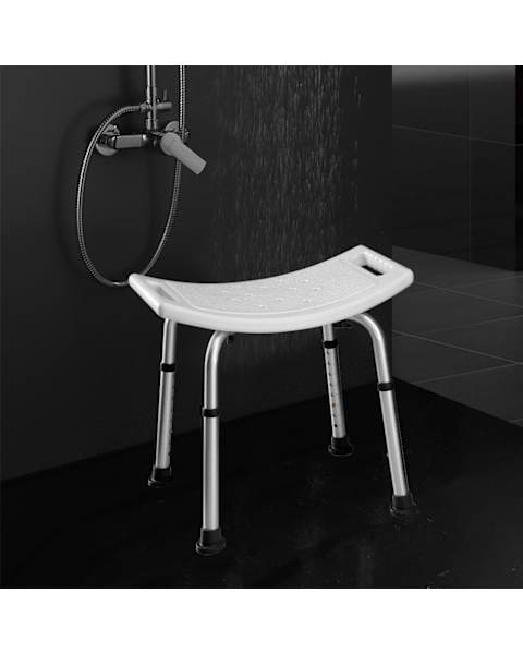 Kibath banco square, acabamento branco fosco, feito de abs