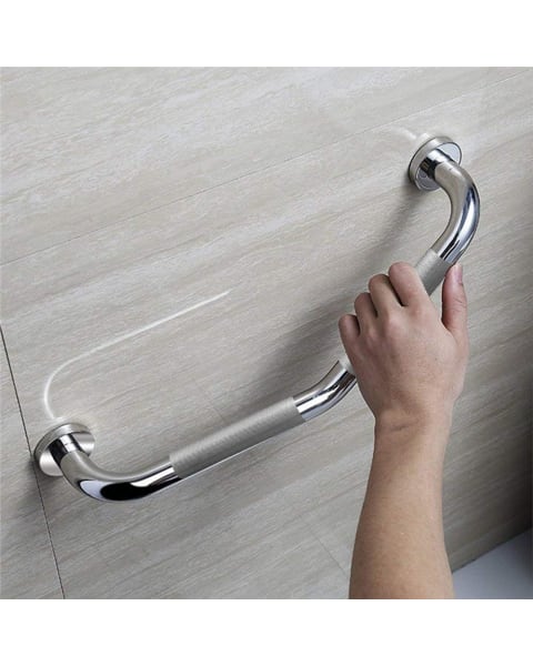 Kibath alça de segurança em aço inoxidável z non-slip 43 cm cromado.