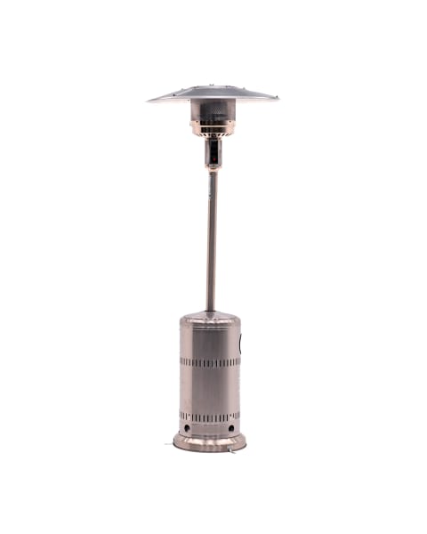 Estufa de gas para exterior acero inoxidable kekai 13 kw 81x221 cm superfic