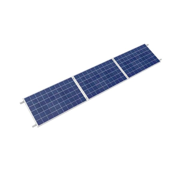 5 estructuras panel solar coplanar horizontal 30/35mm
