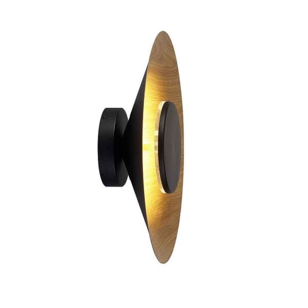 Apliques de pared orion negro  50cm