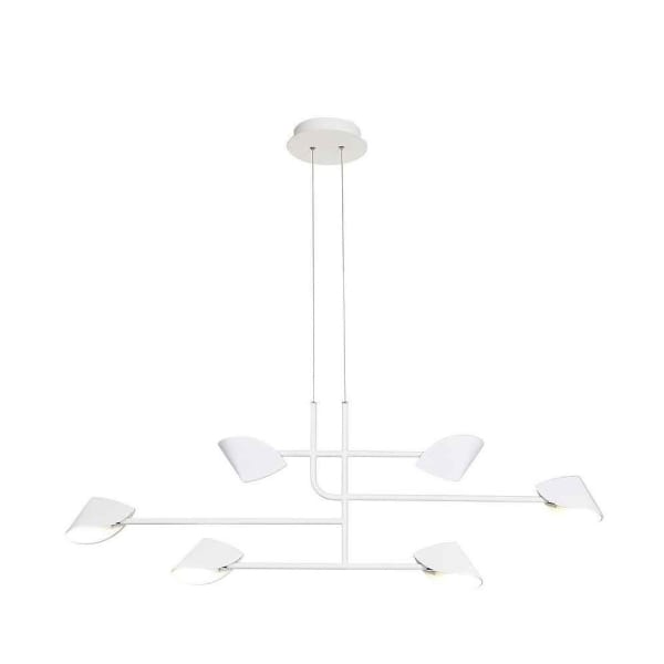 Lampara de techo capuccina blanco calida 110cm