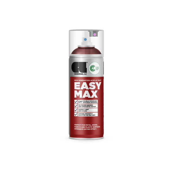 Spray easy max acrylic satinado ral 400 ml (ral 3004 rojo purpura 810)
