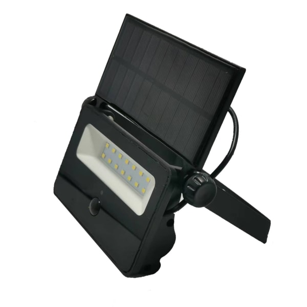 Projetor solar LED marlo 8w com sensor de movimento e crepúsculo