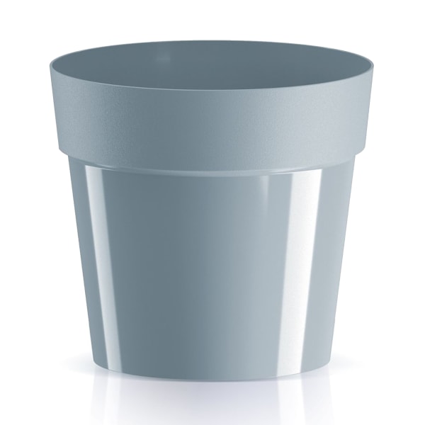 Cube Basic Pot, 199x199x183, cor cinza claro